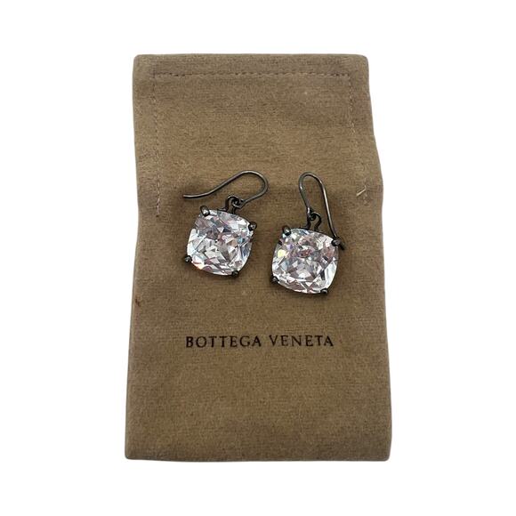Bottega Veneta Crystal Sterling Silver Earrings - Picture 3 of 9